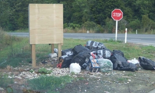 People creating unsightly, unhealthy messes like this will find it costly under a new scale of instant fines introduced by Kaipara District Council. 